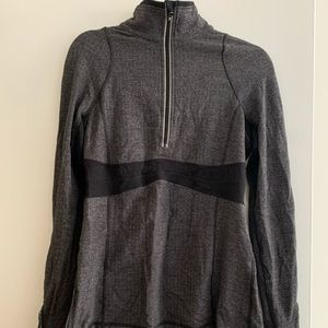 COPY - Black and gray herringbone lululemon half …